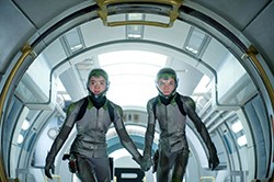 Hailee Steinfeld and Asa Butterman in Ender’s Game 